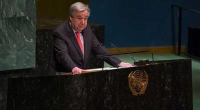 Sekretarz generalny ONZ: konieczne jest natychmiastowe zawieszenie broni w Strefie Gazy