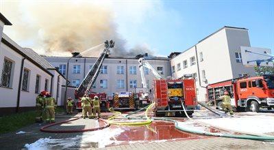 Pożar podczas matury. Ogień w szkole w Grodzisku Mazowieckim