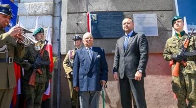 Odsłonięto tablicę upamiętniającą podpułkownika Wacława Lipińskiego, żołnierza walk o niepodległość