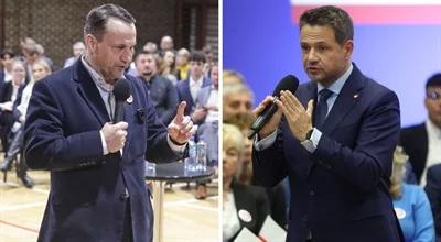 Trzaskowski i Sikorski komentują wynik sondażu. "Będzie brutalna kampania"