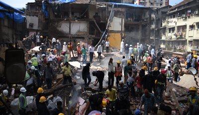 Indie: w Bombaju zawalił się budynek, zginęło co najmniej 11 osób