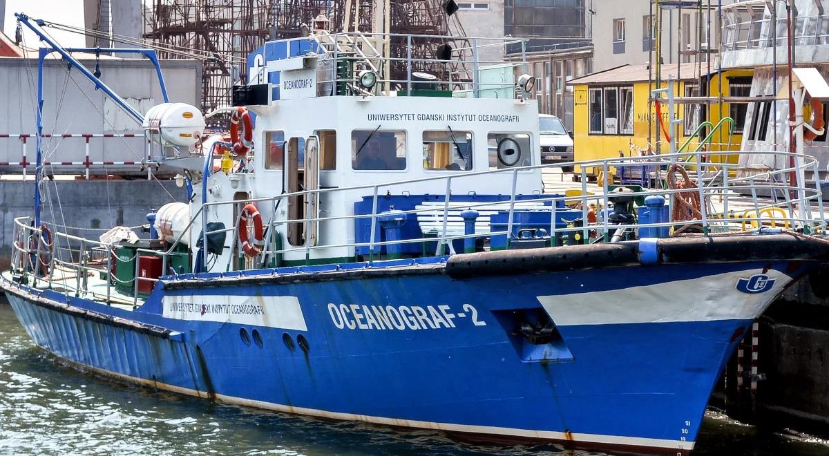 "Oceanograf" wyruszył w rejs. Statek zbada środowisko morskie 