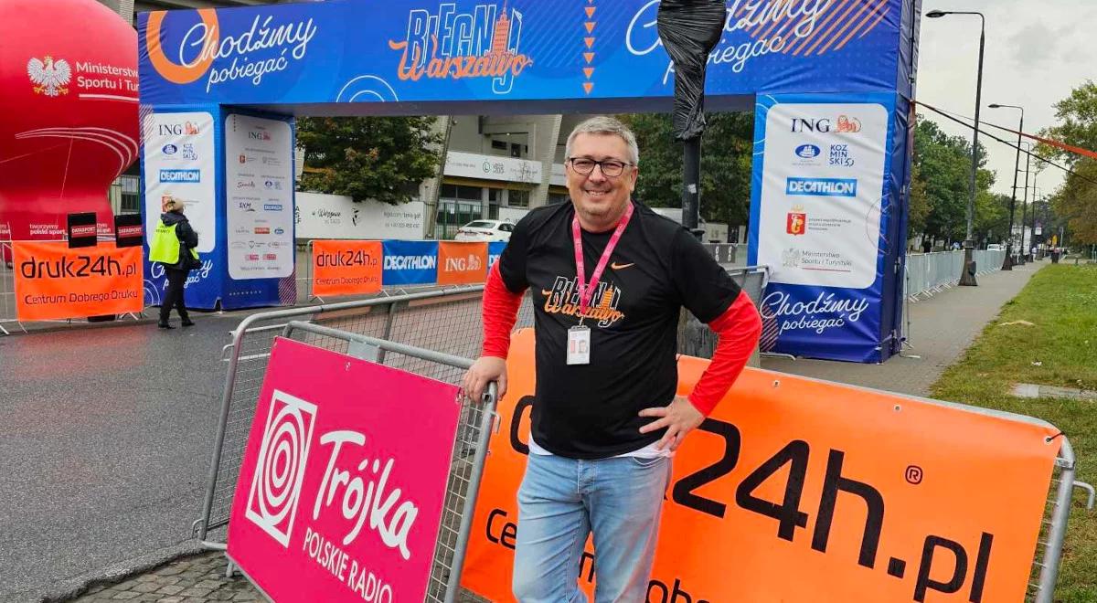 "Biegnij, Warszawo": dziennikarze Trójki pobiegli i relacjonowali na żywo swój występ