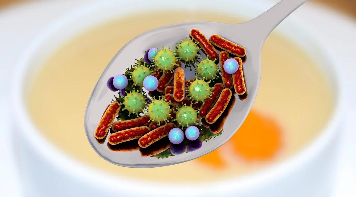 Jak podróżują bakterie po łyżeczce?