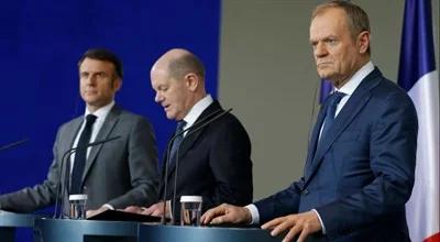 Tusk, Macron i Scholz wydali oświadczenie. "Niepokojące doniesienia"