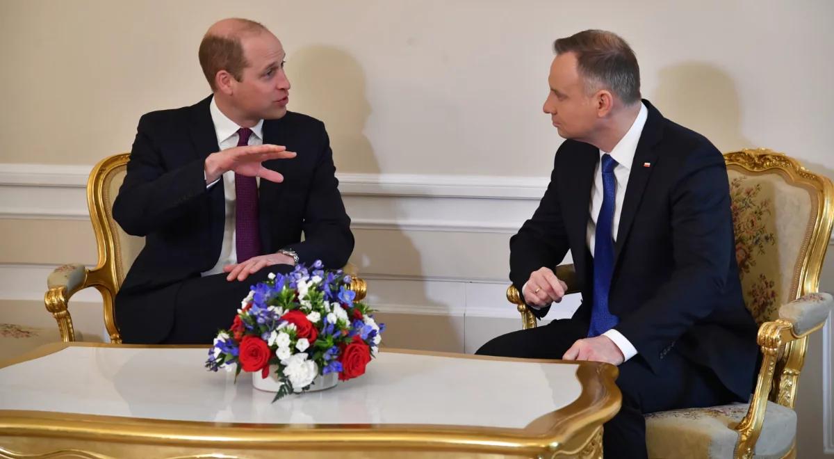 Wiceszef MSZ o wizycie księcia Williama: spotkanie z Andrzejem Dudą świadczy o pozycji Polski