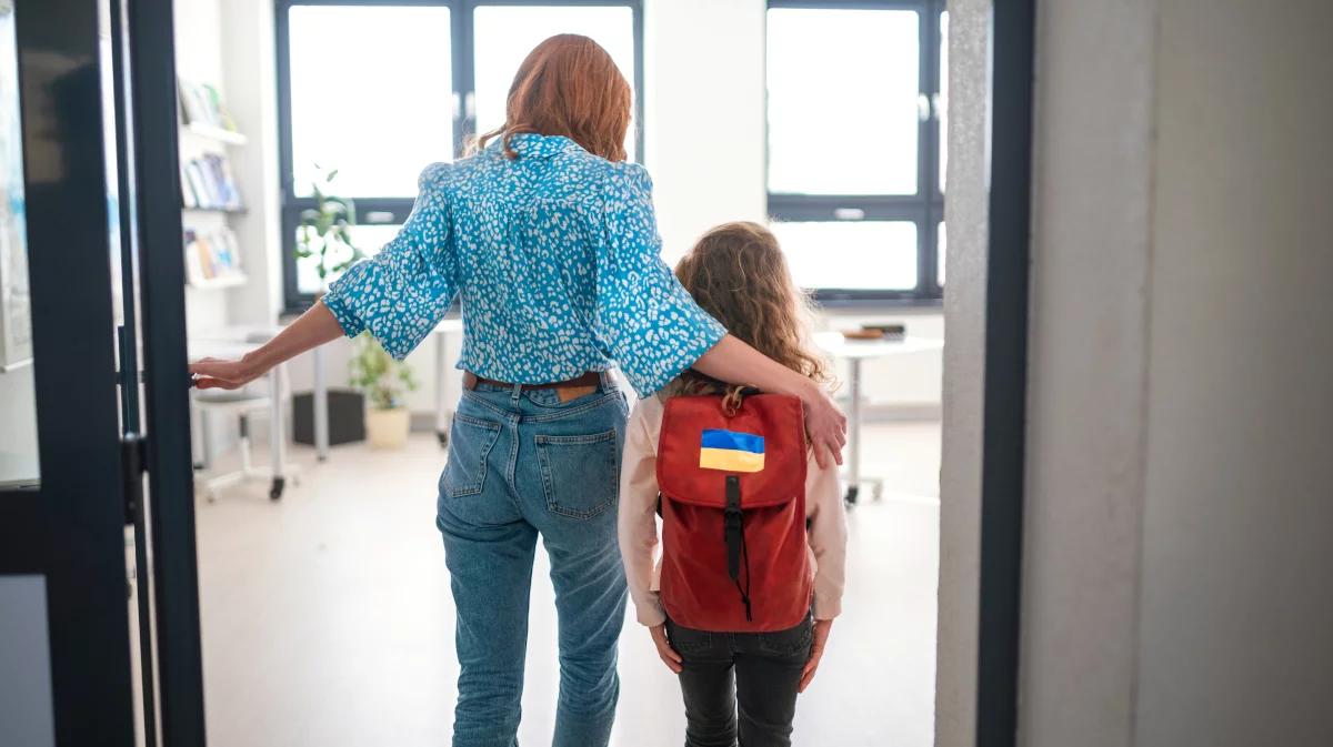 Warszawski biurowiec zmienił się w ukraińską szkołę [POSŁUCHAJ]