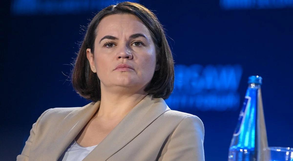 Cichanouska ostrzega przed Rosją. "Jest irracjonalna, musimy ją powstrzymać"