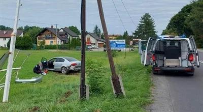 Pościg na Śląsku. Rabuś zakończył ucieczkę w rowie