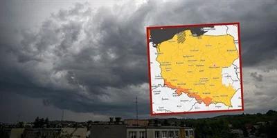 Niebezpieczne burze z gradem nad Polską. Te regiony szczególnie zagrożone