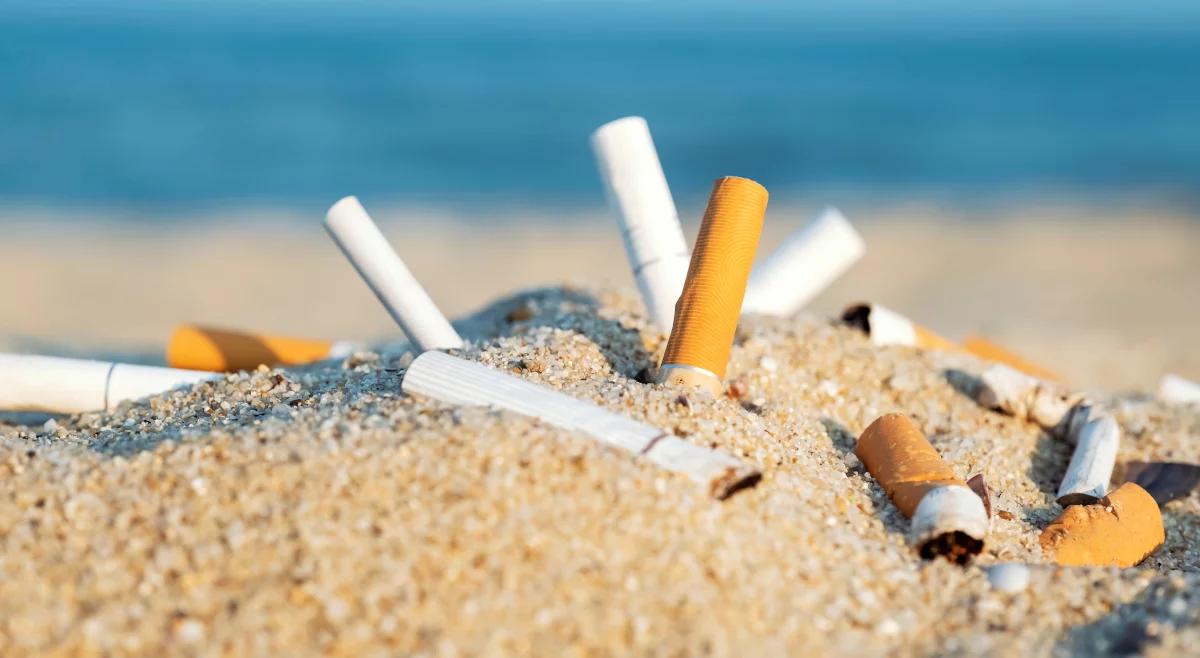 Szkodzą środowisku bardziej niż plastikowe słomki. Sopot mówi "nie" niedopałkom na plaży