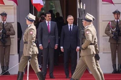 The Emir of Qatar in Poland. The Sheikh met with Andrzej Duda