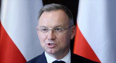 Duda zabrał głos po orędziu. "Praworządność łamana w sposób drastyczny"