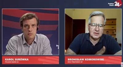 Komorowski: mam nadzieję, że będzie zgoda USA na uderzenia wewnątrz Rosji