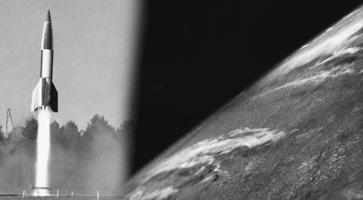 Pierwsze zdjęcie Ziemi z kosmosu ma 77 lat. Zrobiono je z nazistowskiej rakiety V-2