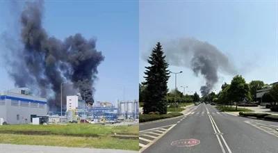 Pożar zakładów chemicznych w Oświęcimiu. "Nie ma zagrożenia dla mieszkańców"