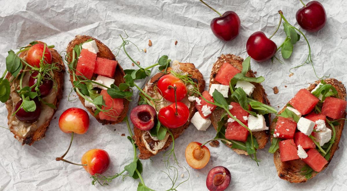 Kanapka z czereśnią? Czemu nie!