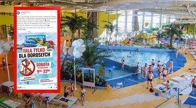 Aquapark Fala bez dzieci. Internauci oburzeni, spółka tłumaczy