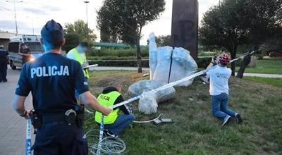 Warszawa: Policja zbada okoliczności zniszczenia pomnika gen. Berlinga