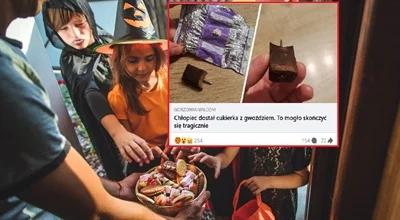 Koszmar w Halloween. Zbierał cukierki, w jednym z nich był... gwóźdź