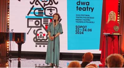 "Dwa Teatry" 2024. Joanna Szczepkowska i Adam Ferency laureatami Wielkiej Nagrody