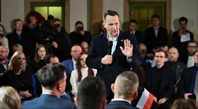 Sikorski: wybory prezydenckie rozstrzygną się na prawo od nas, ja biorę więcej