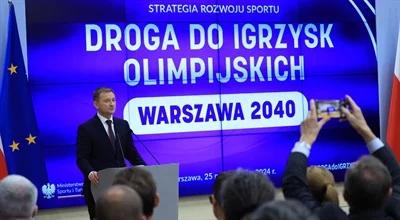 Igrzyska olimpijskie w Polsce? Minister sportu: nas na to stać