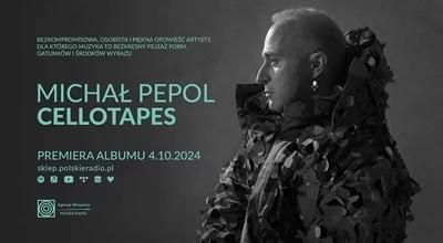 Michał Pepol z płytą "Cellotapes"