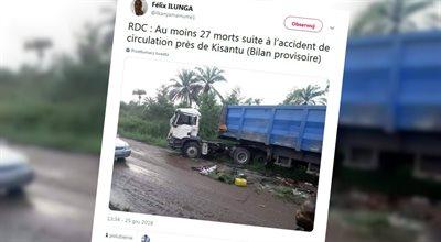 DR Konga: zderzenie autobusu z ciężarówką. Wiele ofiar śmiertelnych i rannych