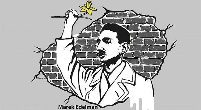 Mural pamięci Marka Edelmana 
