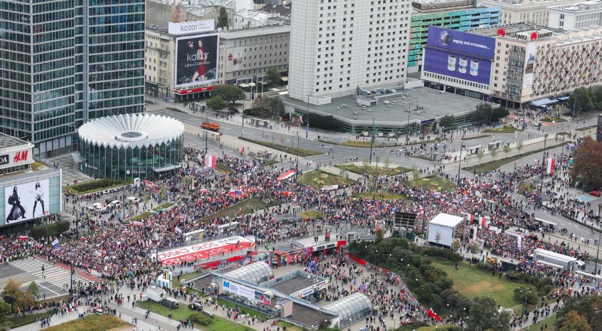 Prof. Domański o marszu Tuska: było mniej osób niż 4 czerwca