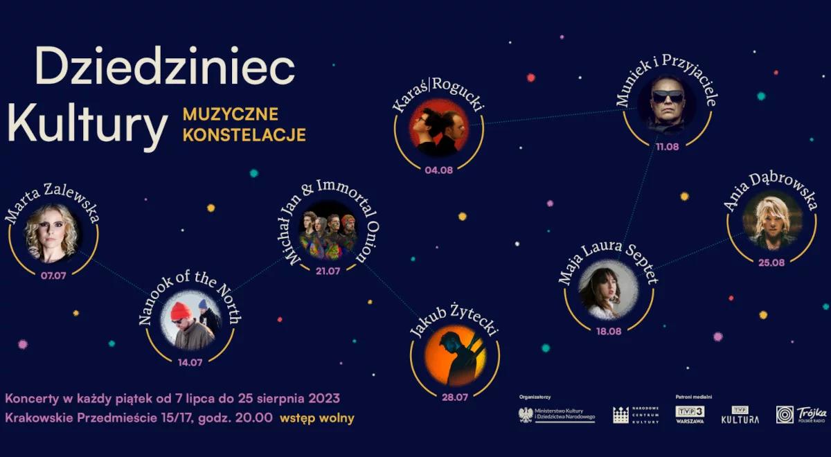 6. Dziedziniec Kultury: co piątek darmowe koncerty gwiazd. W Trójce retransmisje koncertów