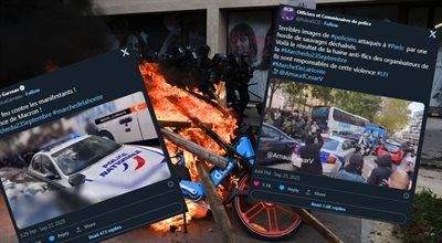 Francja: przemoc na proteście... przeciw brutalności policji. Napastnicy zaatakowali radiowóz żelaznymi prętami