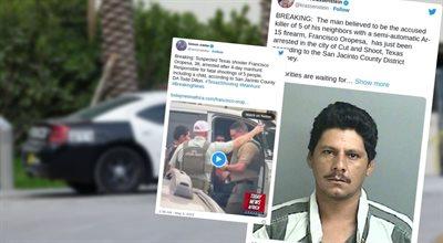 USA: policja ujęła podejrzanego o mord w Teksasie. Nielegalny imigrant miał zabić pięć osób
