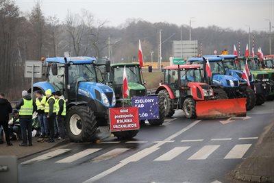 Rolnicze protesty w Unii Europejskiej