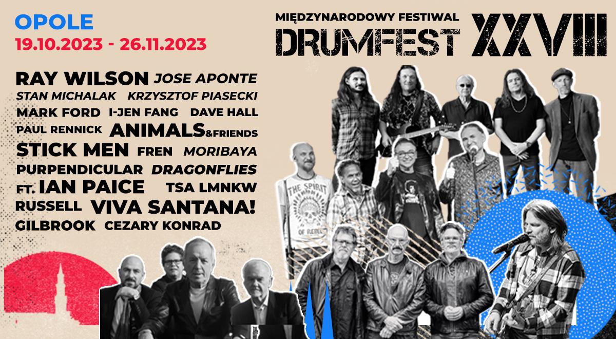 XXVIII Międzynarodowy Festiwal Perkusyjny Drum Fest. Zagrają gwiazdy