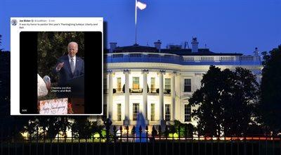 USA: Joe Biden ułaskawił indyki przed Świętem Dziękczynienia. Złożył też życzenia Amerykanom