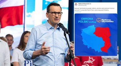 Premier reaguje na słowa lidera PO o "wpływie kultury Zachodu": skandaliczne, Tusk dzieli i obraża Polaków