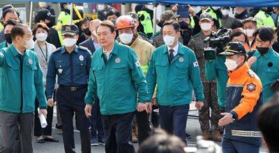 Prezydent Korei Południowej ogłosił żałobę. Rośnie bilans ofiar tragedii w Seulu