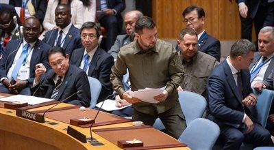 Rada Bezpieczeństwa ONZ. Zełenski: rosyjskie miejsce w tym organie czyni go bezradnym