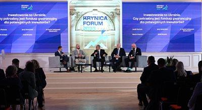 O inwestowaniu i wsparciu Ukrainy na Forum w Krynicy