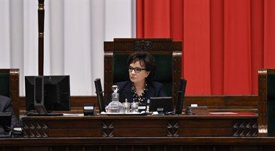 Środki z KPO. Elżbieta Witek: na razie nie ma potrzeby zmiany w regulaminie Sejmu