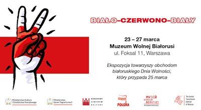 "Biało-czerwono-biały": międzynarodowa wystawa plakatów wspierająca wolną Białoruś