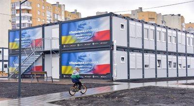 Lwów: otwarto polsko-brytyjskie miasteczko kontenerowe dla uchodźców