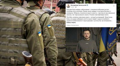 Prezydent Ukrainy apeluje do rodaków o większe wsparcie dla żołnierzy. "Oni potrzebują waszej pomocy"