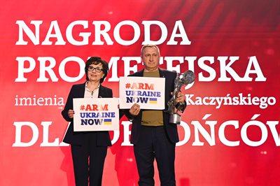Naród Ukraiński laureatem Nagrody Prometejskiej imienia prezydenta Lecha Kaczyńskiego