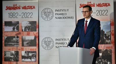 Premier Morawiecki: ideą Solidarności Walczącej była niepodległa Rzeczpospolita