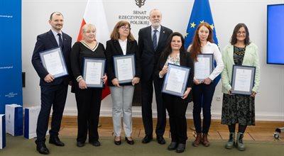 Siedmiu dziennikarzy polskich i polonijnych wyróżnionych w Konkursie o Nagrodę Marszałka Senatu