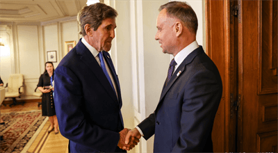 Prezydent Duda spotkał się z Johnem Kerrym. Rozmowy dotyczyły transformacji energetycznej