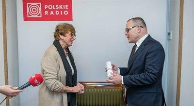 Elżbieta Sikora przekazała Polskiemu Radiu rękopis utworu "Przejście podziemne"